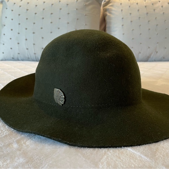 Brixton Forest Green Wool Hat - Size 7 Small (56 cm) fits small/medium - Picture 5 of 7